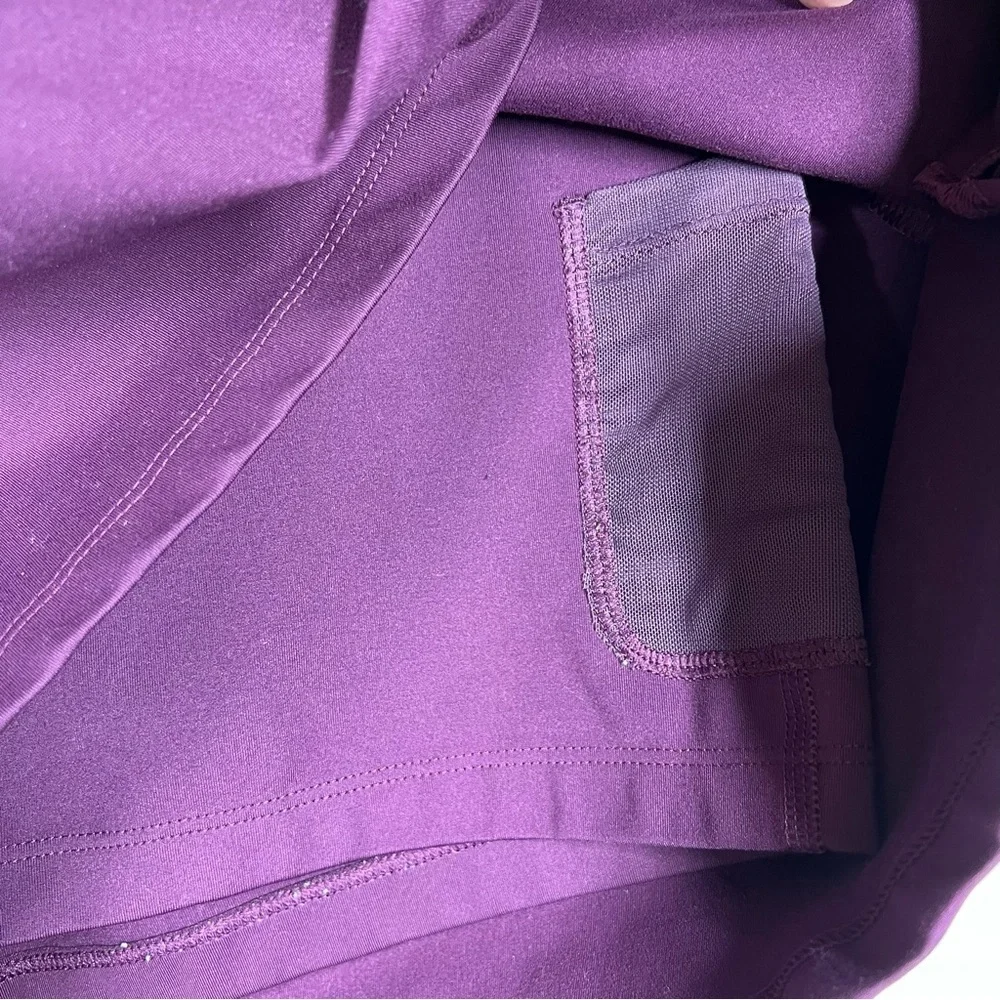 Girlfriend Collective Dark‎ Purple Tennis Skort